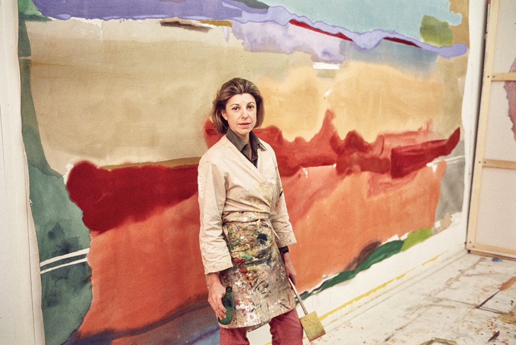 Helen Frankenthaler in 1974 Photo: Alexander Liberman, © J. Paul Getty Trust, artwork © 2024 Helen Frankenthaler Foundation/ARS, New York