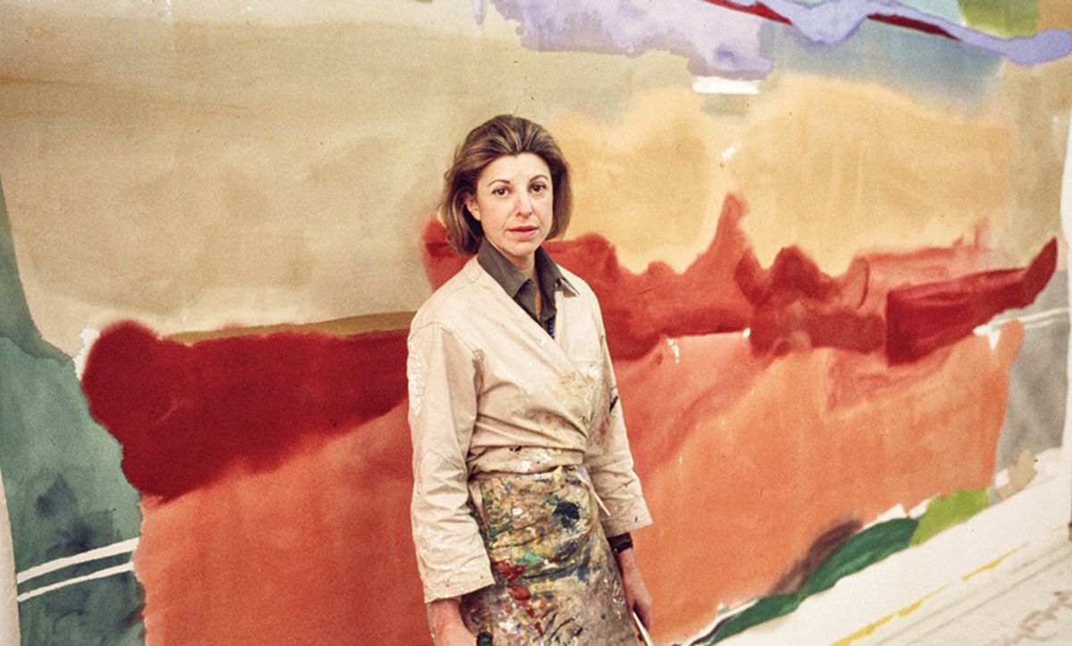 Helen Frankenthaler in 1974 Photo: Alexander Liberman, © J. Paul Getty Trust, artwork © 2024 Helen Frankenthaler Foundation/ARS, New York