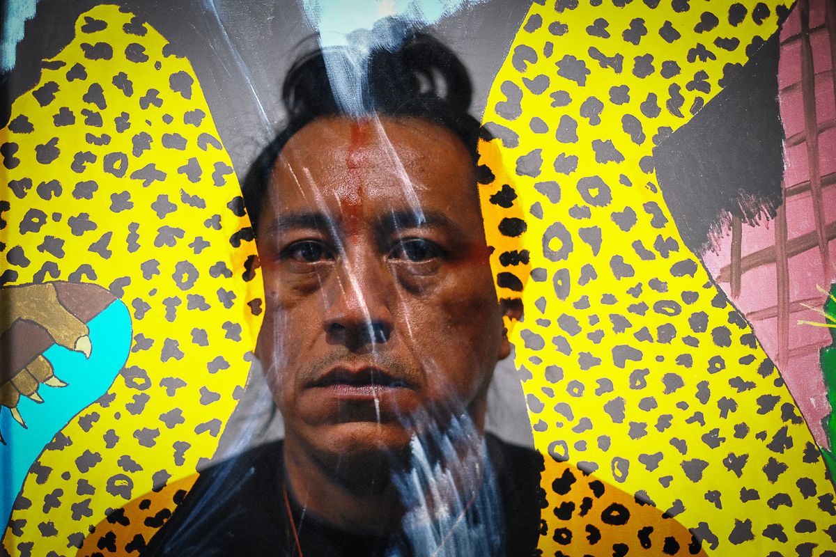 Jaider Esbell tirelessly championed Indigenous communities through his art. Photo Alberto César Araújo