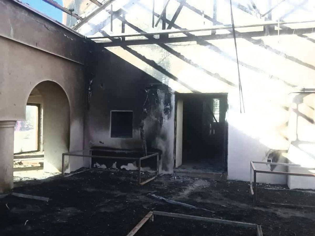 The historic Sultan Ali Dinar Palace Museum, former home to the Darfur region’s last Sultan, has been severely damaged. The museum’s collection had fortunately been moved to safety
Salaheldin Mohamed Ahmed/NCAM