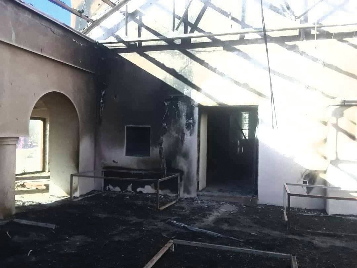 The historic Sultan Ali Dinar Palace Museum, former home to the Darfur region’s last Sultan, has been severely damaged. The museum’s collection had fortunately been moved to safety
Salaheldin Mohamed Ahmed/NCAM