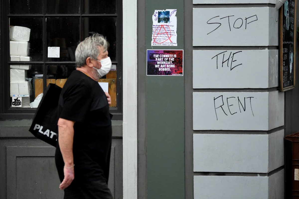 Calls for rent suspension are being echoed around the world due to the Covid-19 crisis. Joel Carrett/EPA-EFE/Shutterstock