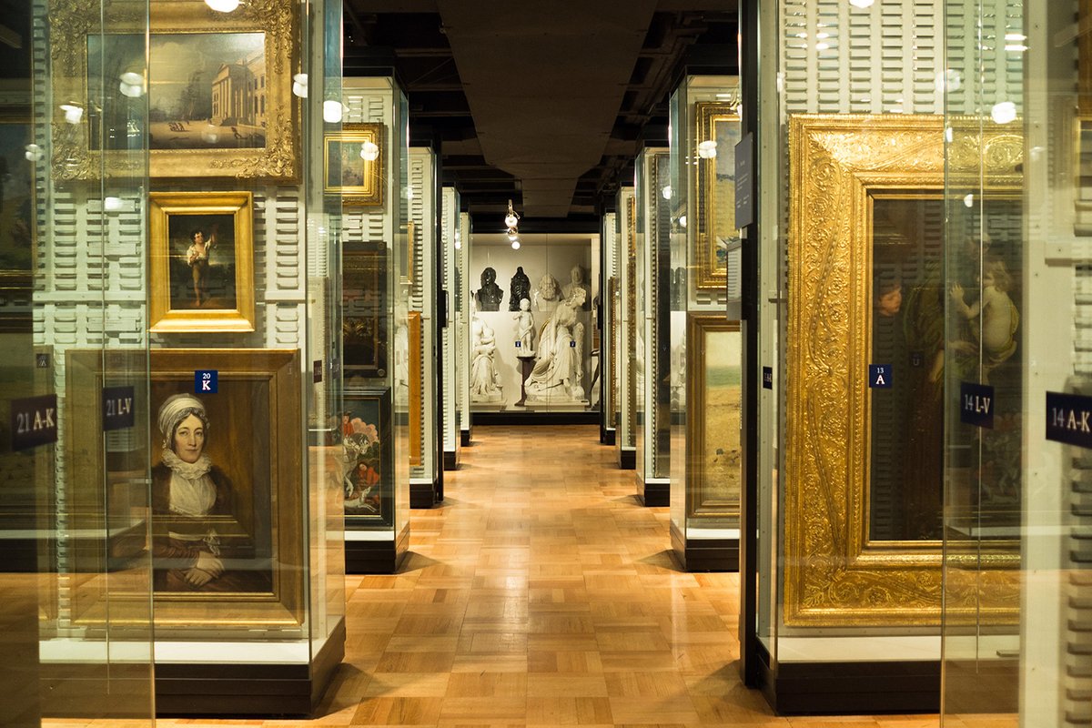 Art storage at the Metropolitan Museum of Art in New York Phil Roeder