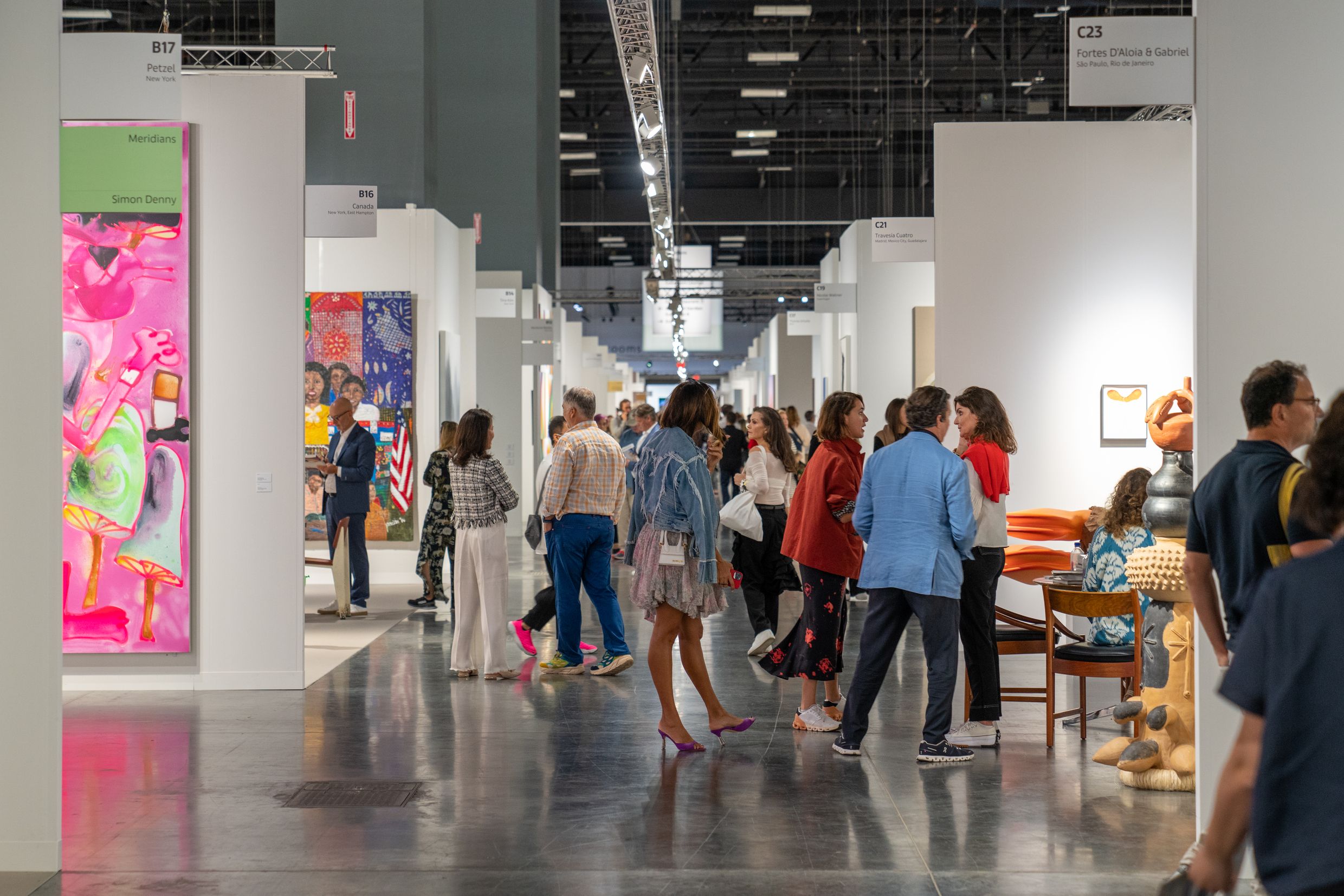 A recent edition of Art Basel miami Beach Courtesy Art Basel