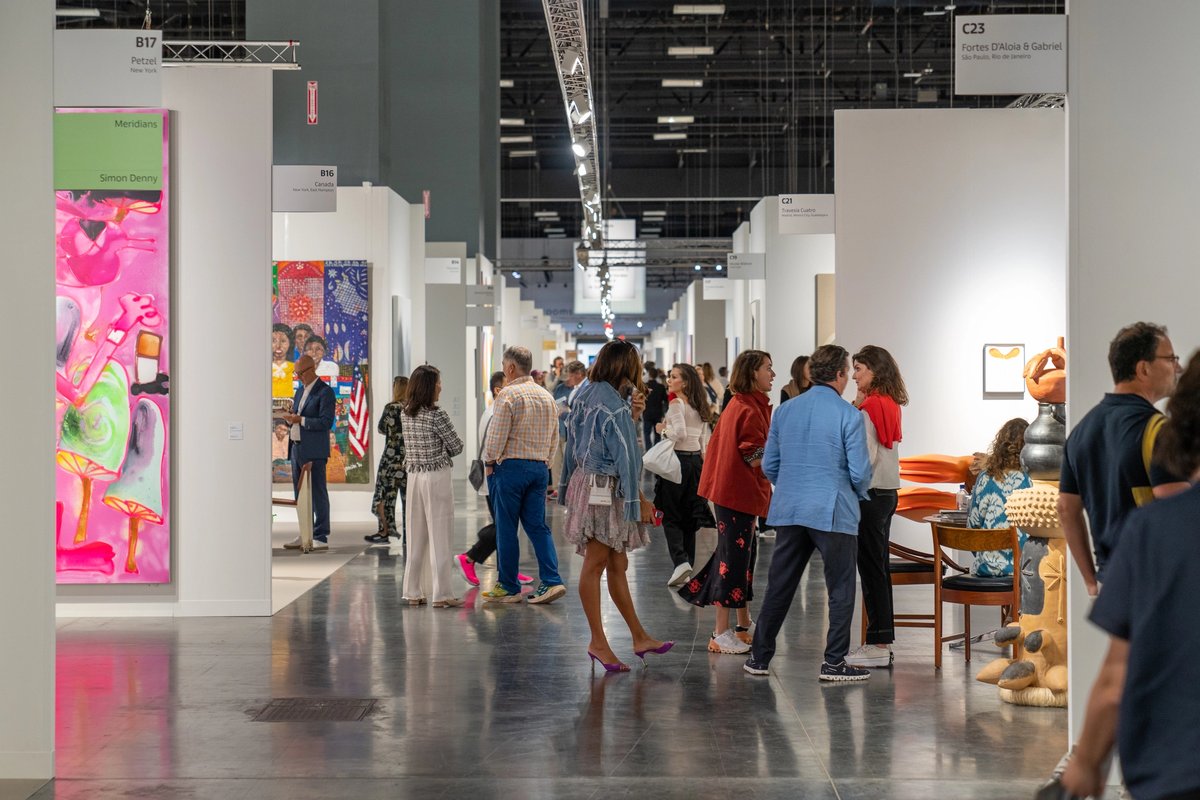 A recent edition of Art Basel miami Beach Courtesy Art Basel