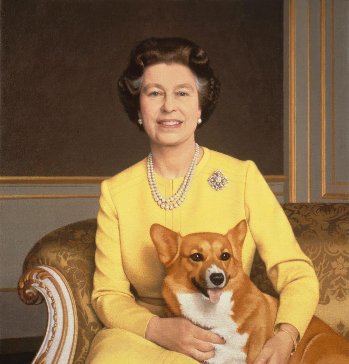 Queen Elizabeth II by Michael Leonard (1985-86) © National Portrait Gallery, London