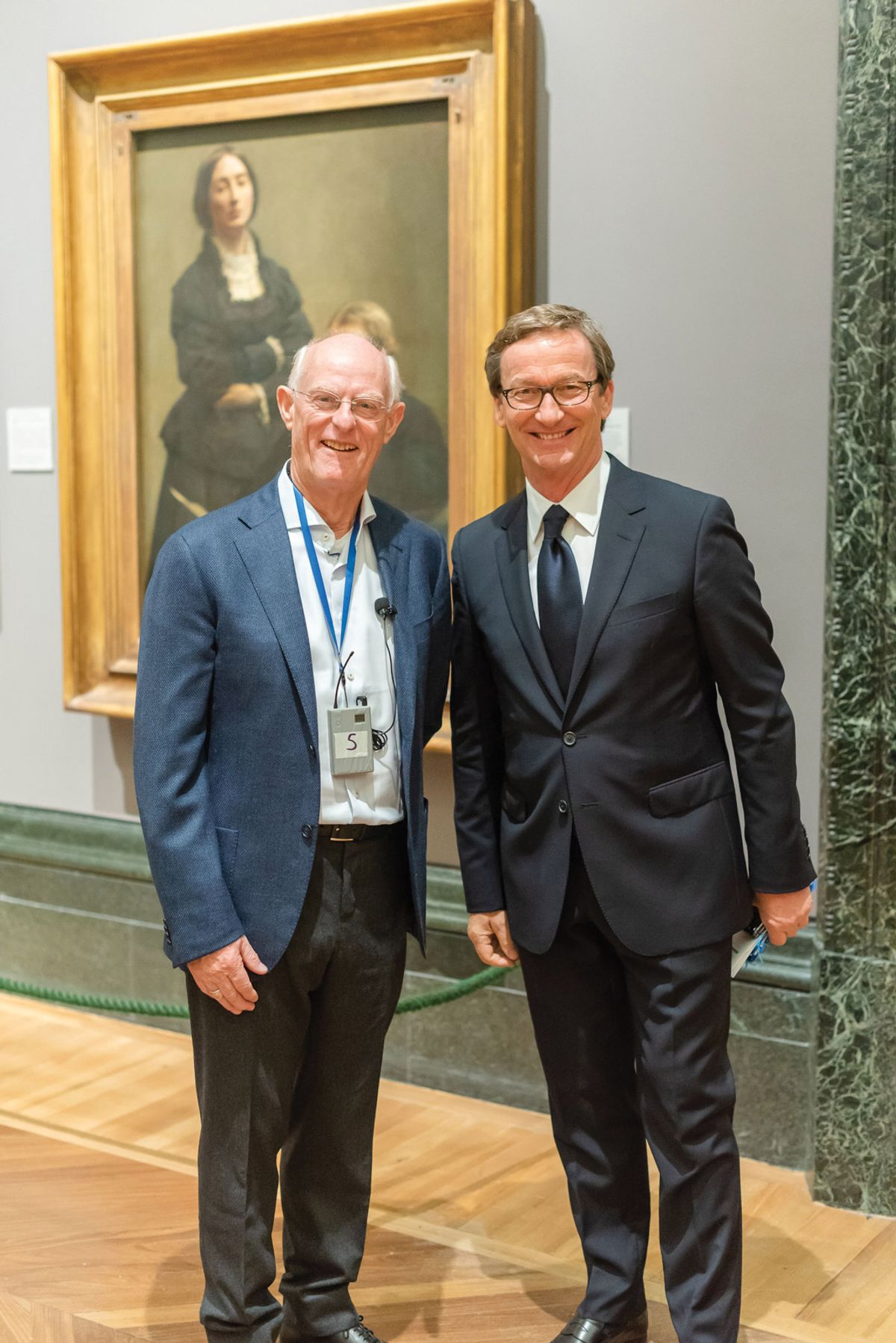 The answer lies in the art:Tony Cragg and Thaddaeus Ropac discussed international diplomacy and Seurat at the National Gallery Courtesy of Galerie Thaddaeus Ropac