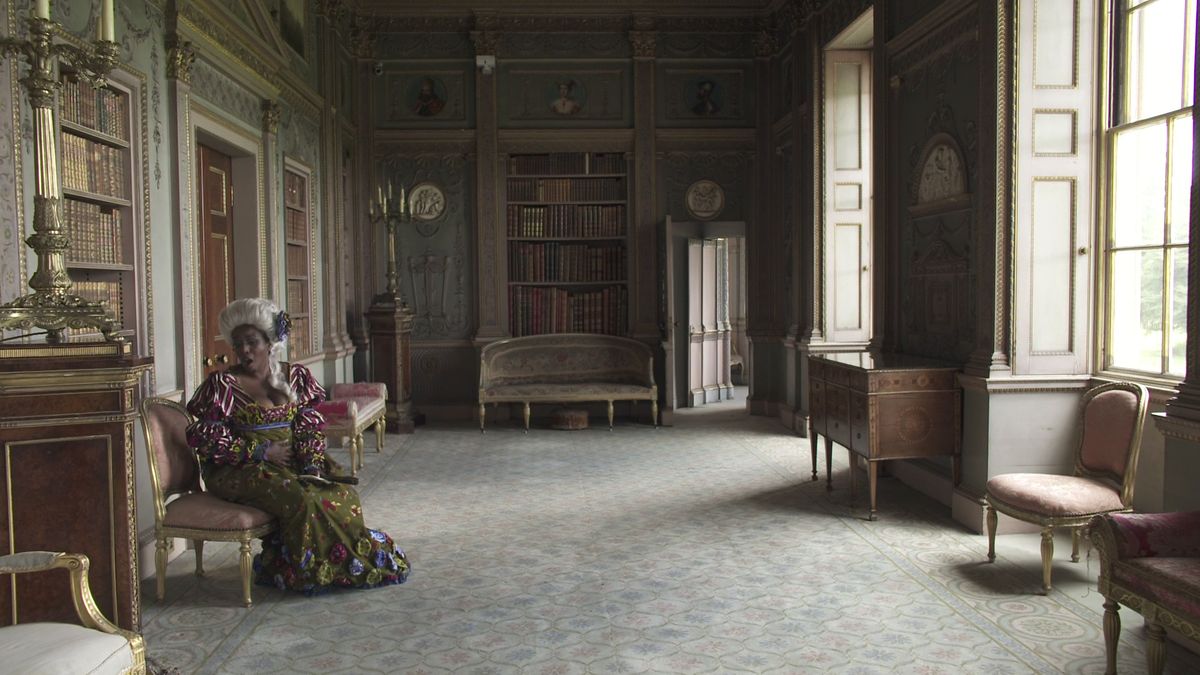 A still from Yinka Shonibare's film Addio Del Passato (2011) Courtesy of the artist and James Cohan Gallery