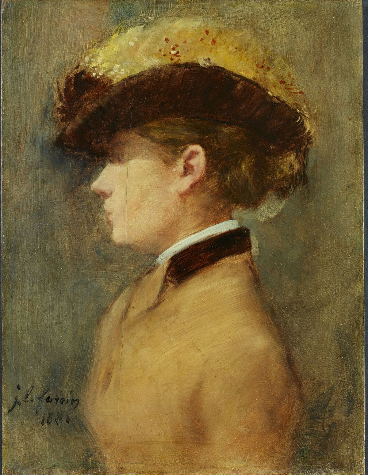 Jean-Louis Forain, Dame im Profil (woman in profile) © Mick Vincenz © Kunstmuseum Bern und Kunst- und Ausstellungshalle der Bundesrepublik Deutschland GmbH