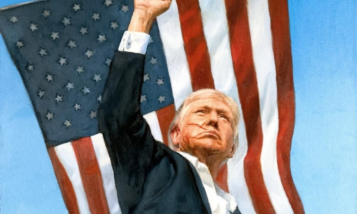 Russian artist reveals portrait Putin commissioned him to make as gift for Trump