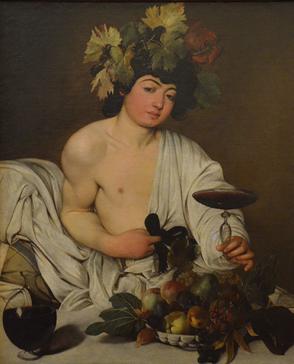 Caravaggio’s Bacchus (around 1598)