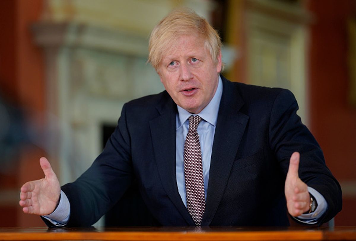 Britain's prime minister Boris Johnson announced the next stage in easing lockdown measures intended to curb the spread of Covid-19 Photo: © Getty Images