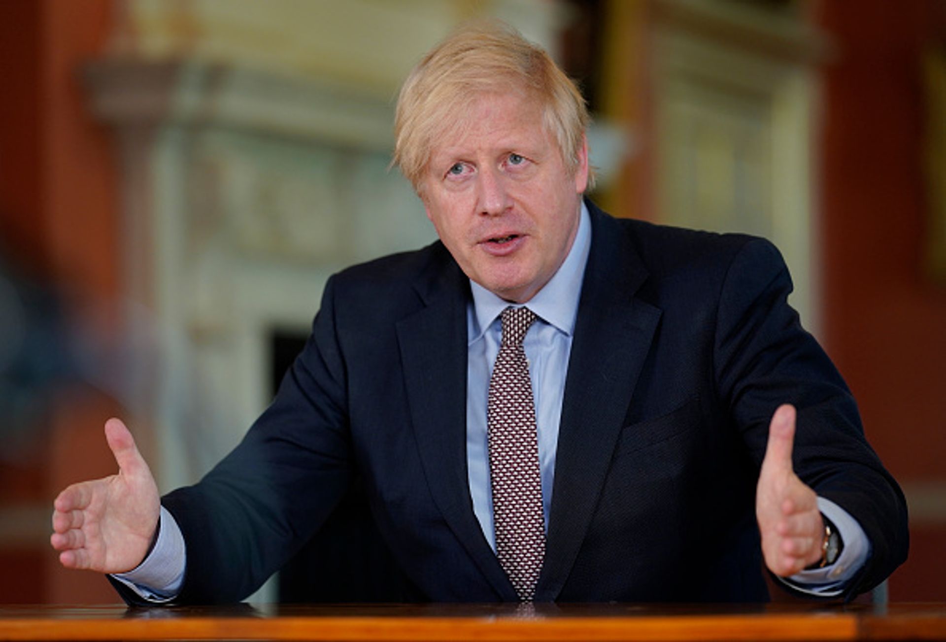 Britain's prime minister Boris Johnson announced the next stage in easing lockdown measures intended to curb the spread of Covid-19 Photo: © Getty Images