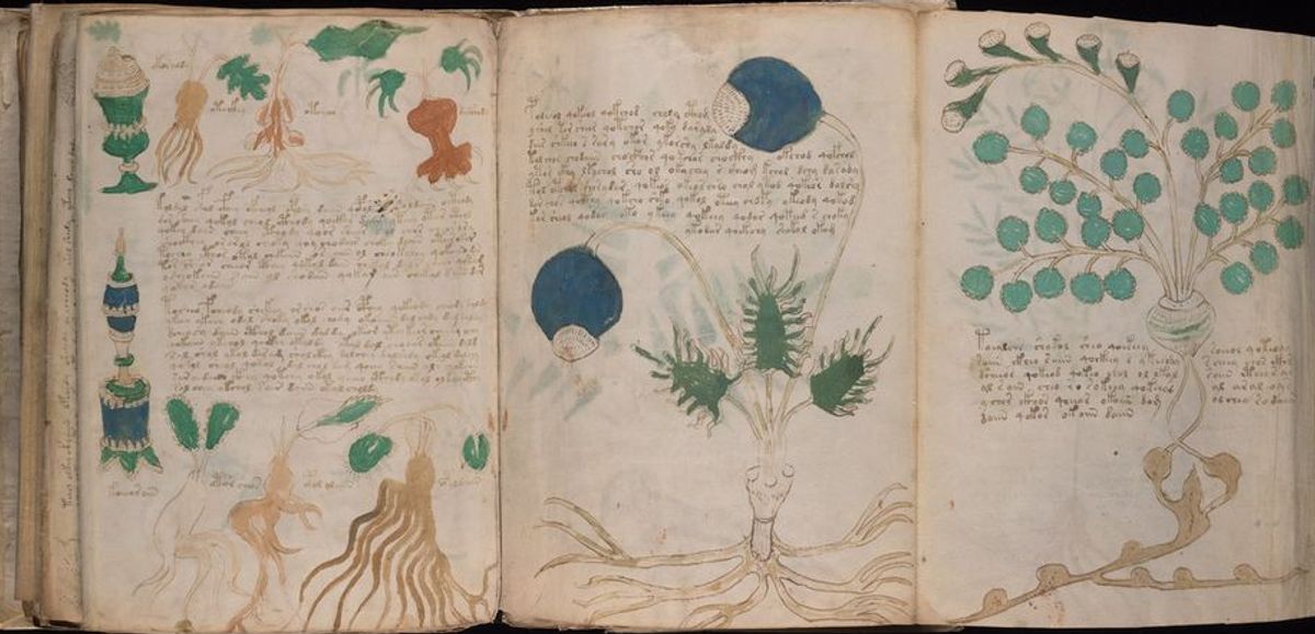 Pages from the Voynich Manuscript Beinecke Rare Book and Manuscript Library at Yale University 