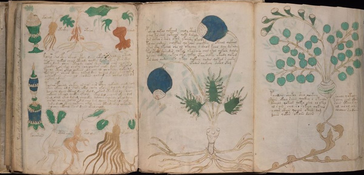 Pages from the Voynich Manuscript Beinecke Rare Book and Manuscript Library at Yale University