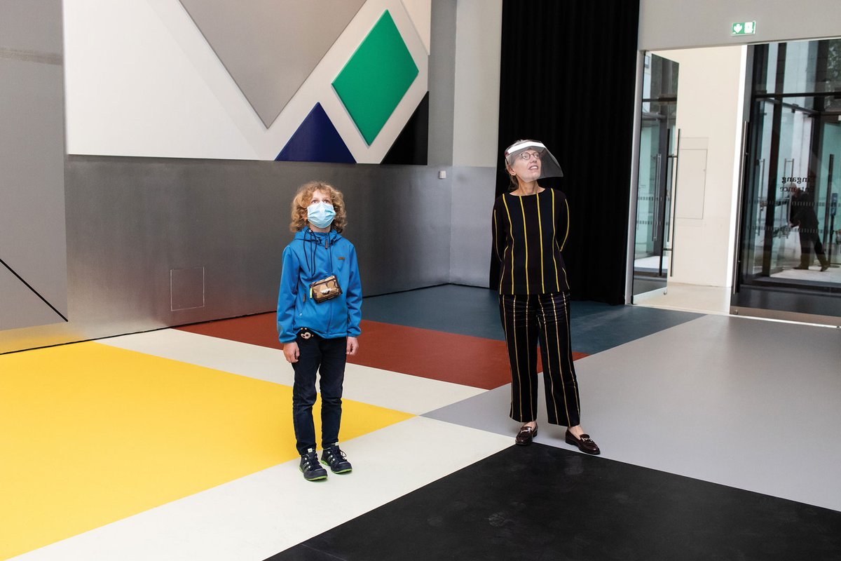 Visitors wearing masks at Vienna’s Lower Belvedere, which reopened on 15 May © Ouriel Morgensztern/Belvedere