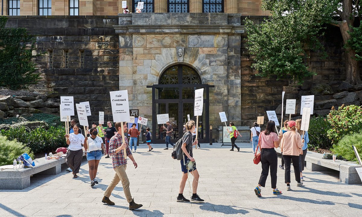 Workers at the Philadelphia Museum Art are on strike ‘until we get the contract we deserve’ Workers at the Philadelphia Museum Art are on strike ‘until we get the contract we deserve’