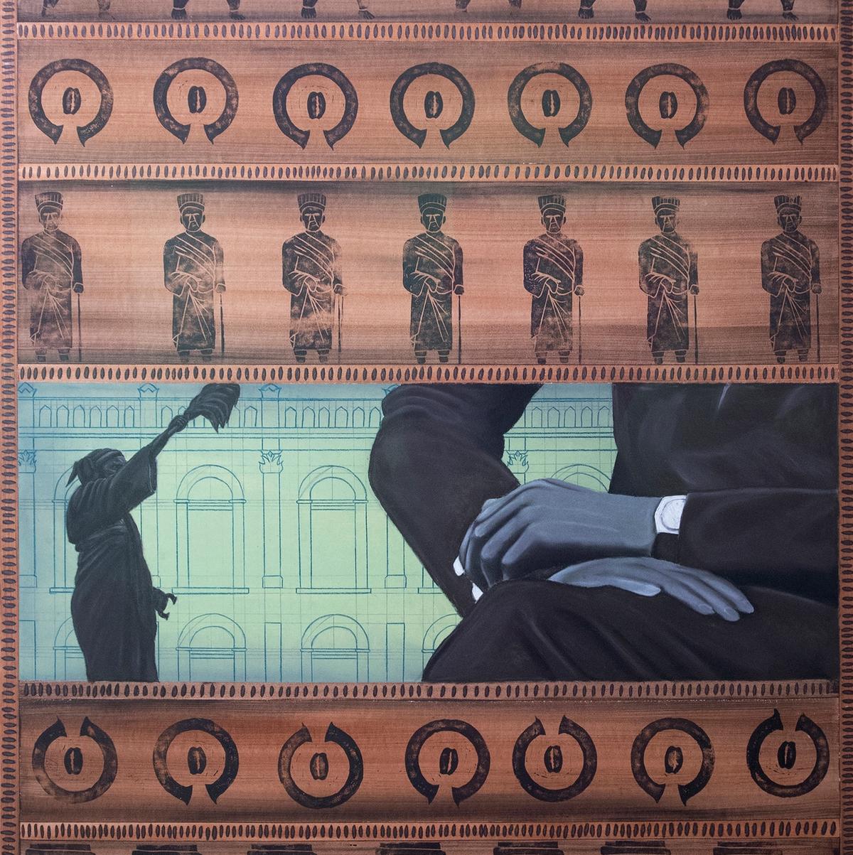 Nigerian artist Bunmi Agusto’s Collapsed Timelines (Popo Aguda) (2025) explores the story of her great-great grandfather Courtesy of the artist & TAFETA