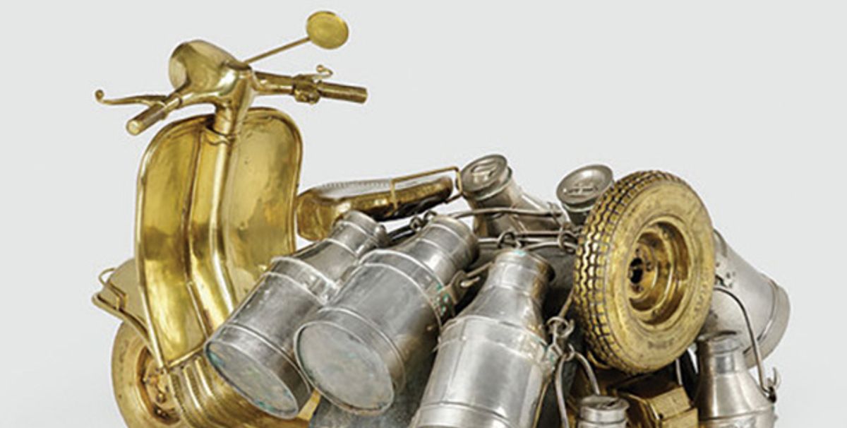 Subodh Gupta, This Side is the Other Side (2002-05) Courtesy of Saffron Art © Subodh Gupta