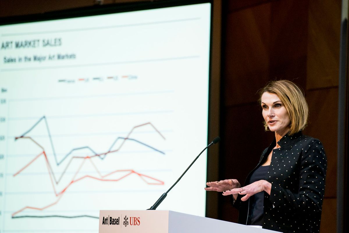 The art market grew 12% to $63.7bn in 2017, according to Clare McAndrew's Art Basel and UBS Global Art Market Report Art Basel