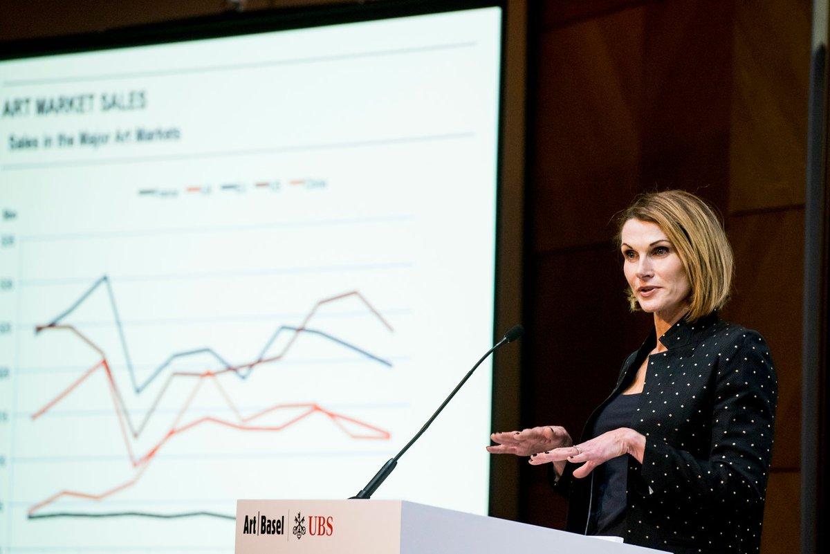 The art market grew 12% to $63.7bn in 2017, according to Clare McAndrew's  Art Basel and UBS Global Art Market Report Art Basel