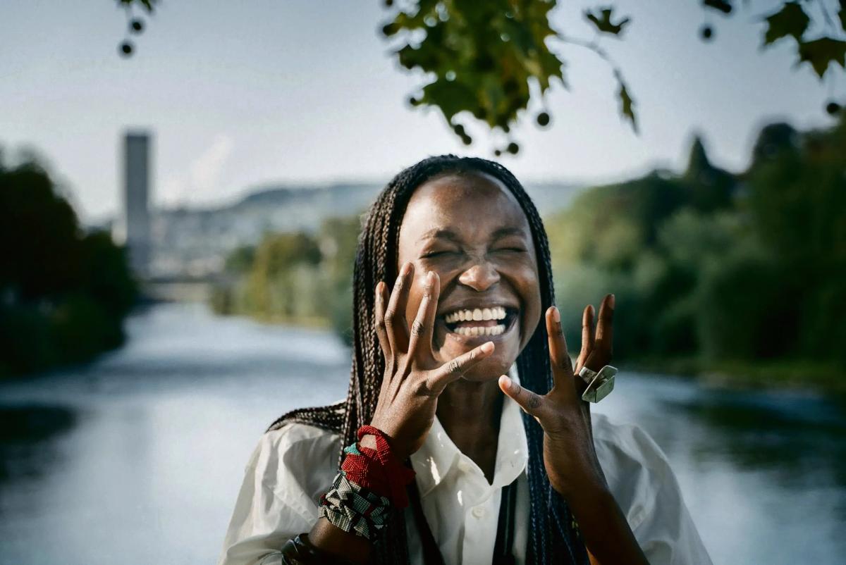 Last year Kouoh joined the jury for the inaugural Art Basel Awards. She first attended Art Basel in 2001 and became a regular visitor © Carlo Pisani-SWI swissinfo.ch