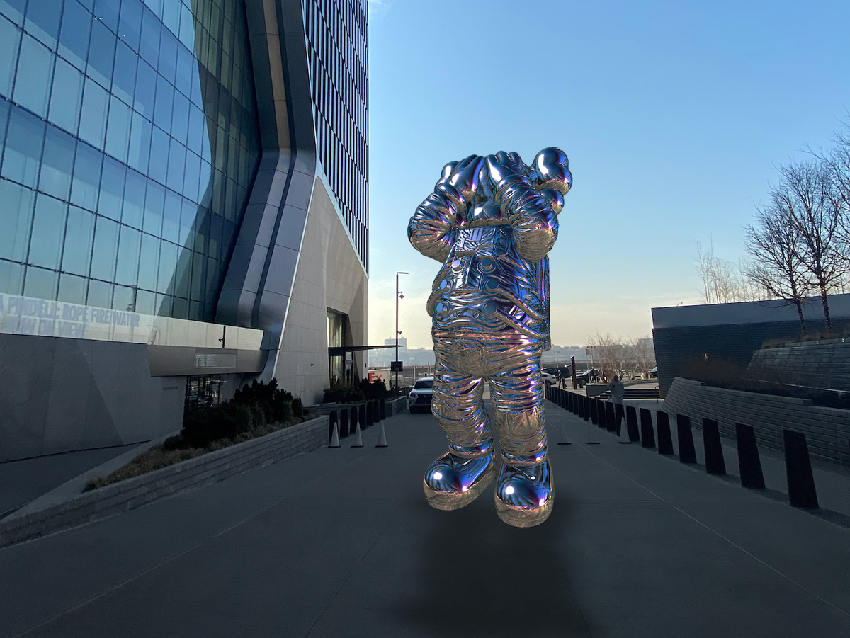 Kaws, Holiday Space (2020) Courtesy Kaws and Acute Art. Photo: Jesse Hamerman.