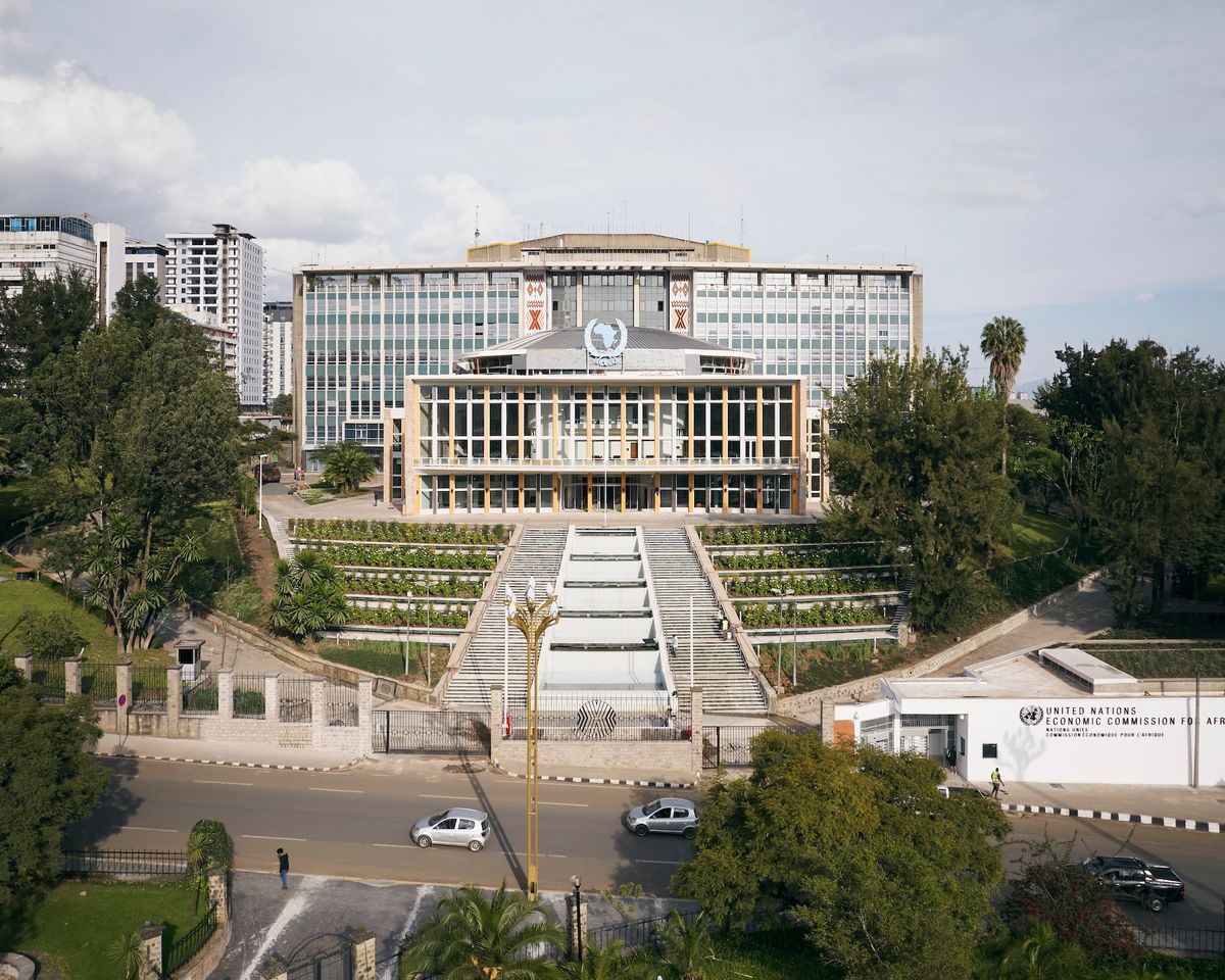 Africa Hall, Addis Ababa, Ethiopia Photo: Rory Gardiner, Courtesy World Monuments Fund