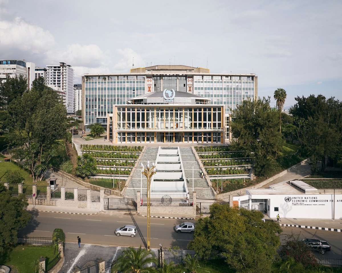 Africa Hall, Addis Ababa, Ethiopia Photo: Rory Gardiner, Courtesy World Monuments Fund