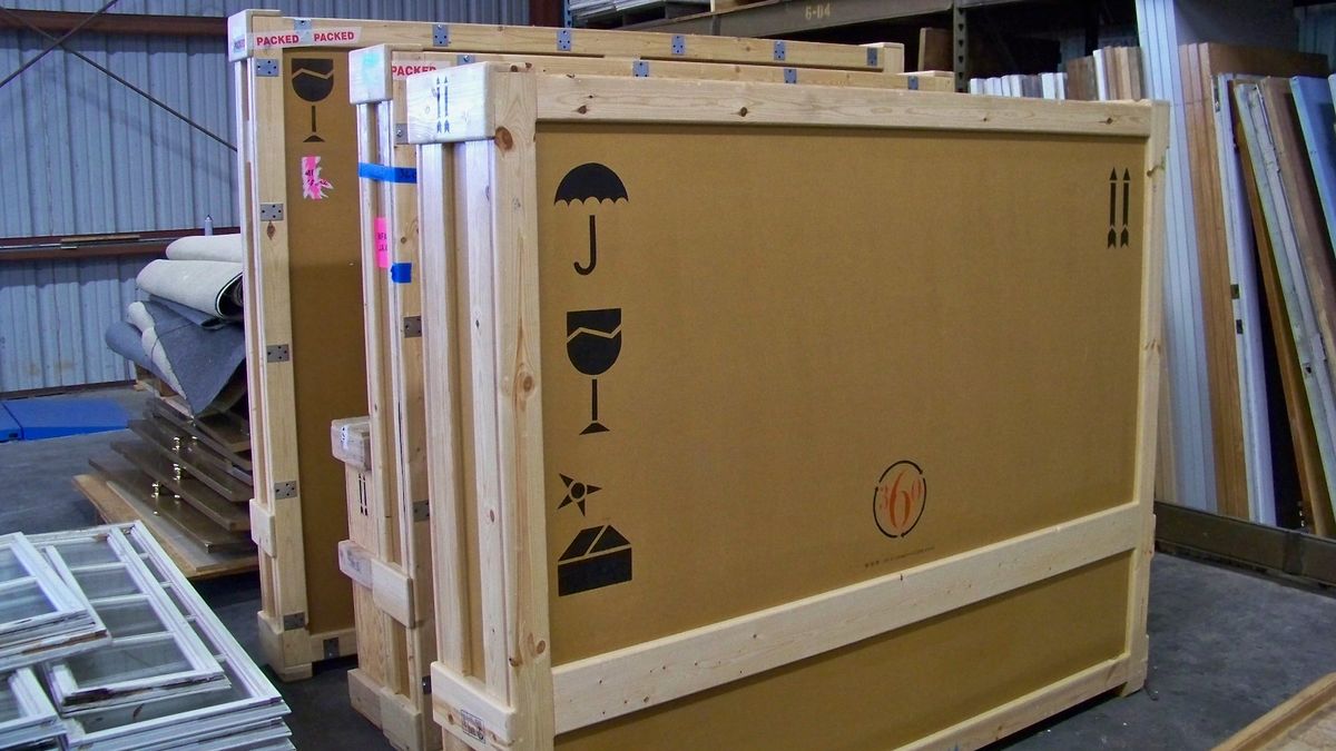 Art crates that could be reused Photo by Reuse Warehouse via Flickr