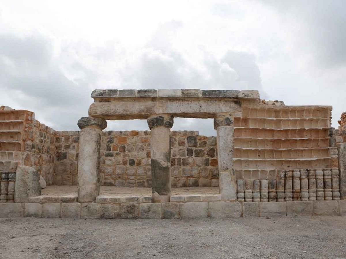 The Maya ruins of Xiol were discovered during an assessment for the construction of an industrial park. Reuters.