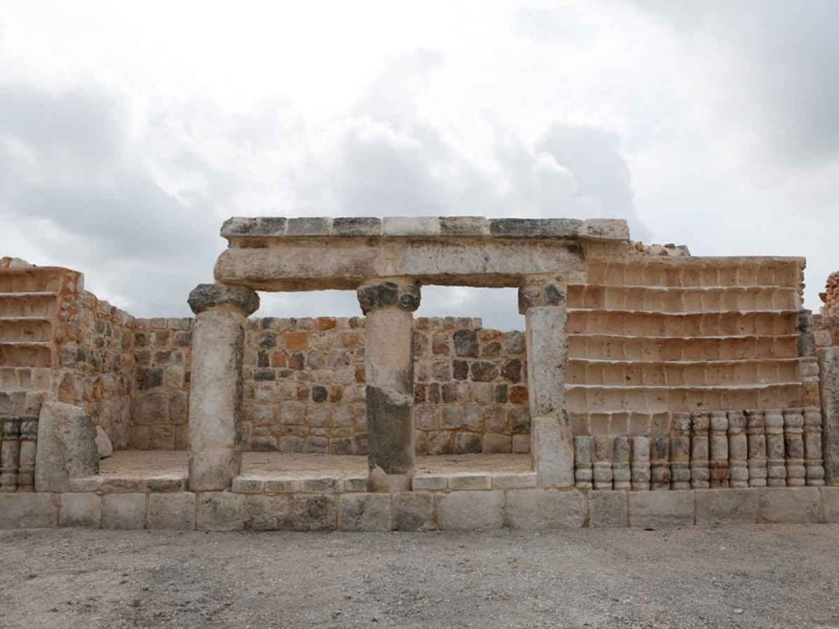 The Maya ruins of Xiol were discovered during an assessment for the construction of an industrial park. Reuters.