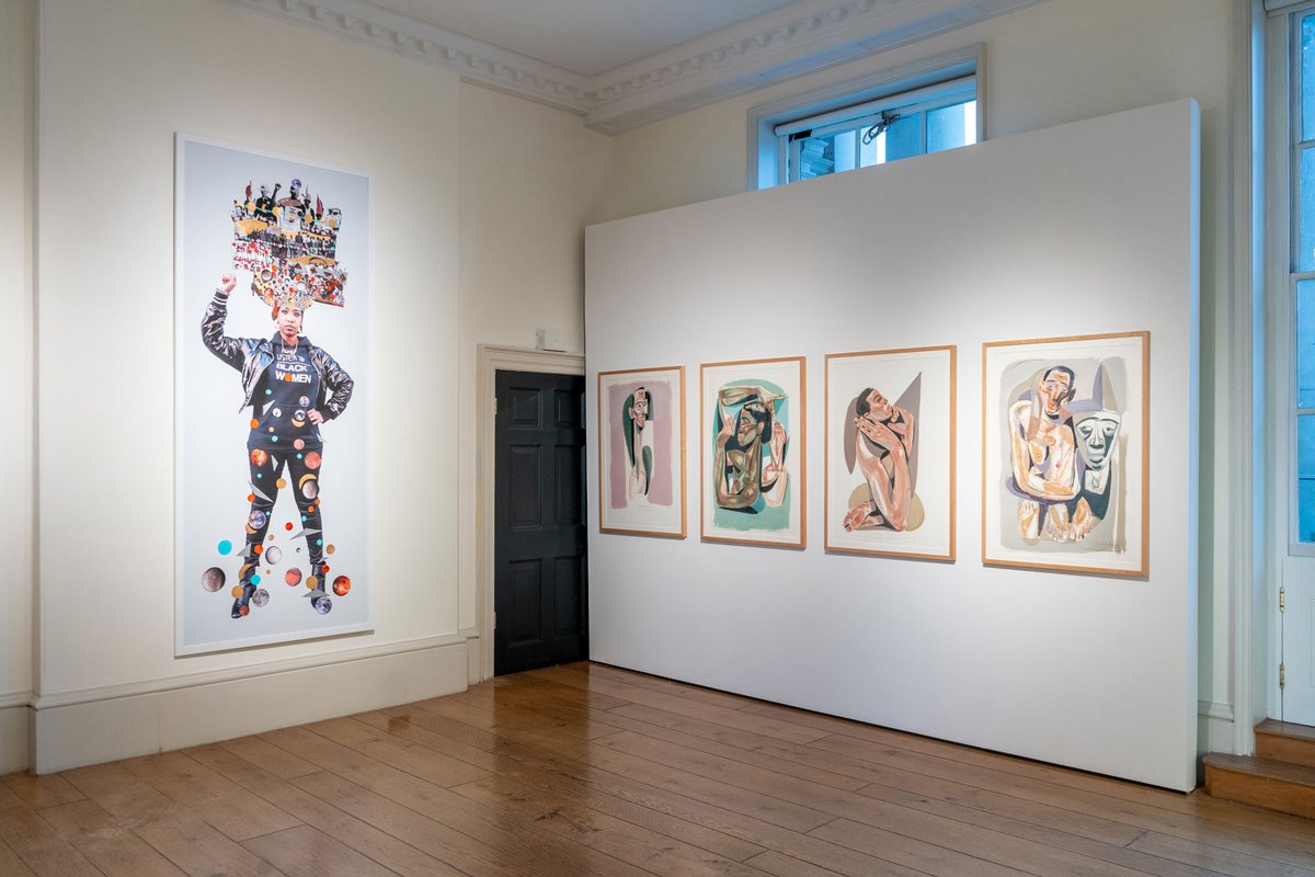 Addis Fine Art's stand at the ninth 1-54 Contemporary African Art Fair in London Photo: Marek Chojnacki; courtesy of Ridvan Bayrakoglu and Addis Fine Art