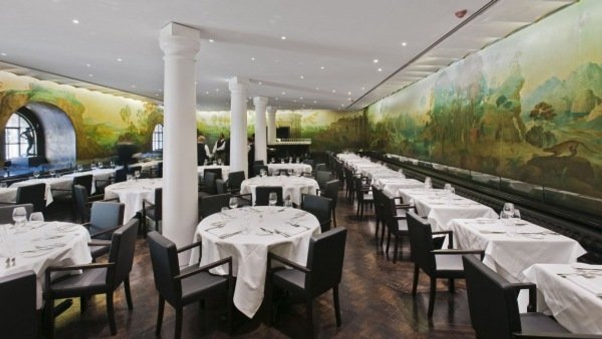 Rex Whistler's The Expedition in Pursuit of Rare Meats (1927) was once the backdrop for Tate Britain's restaurant © Tate Photography