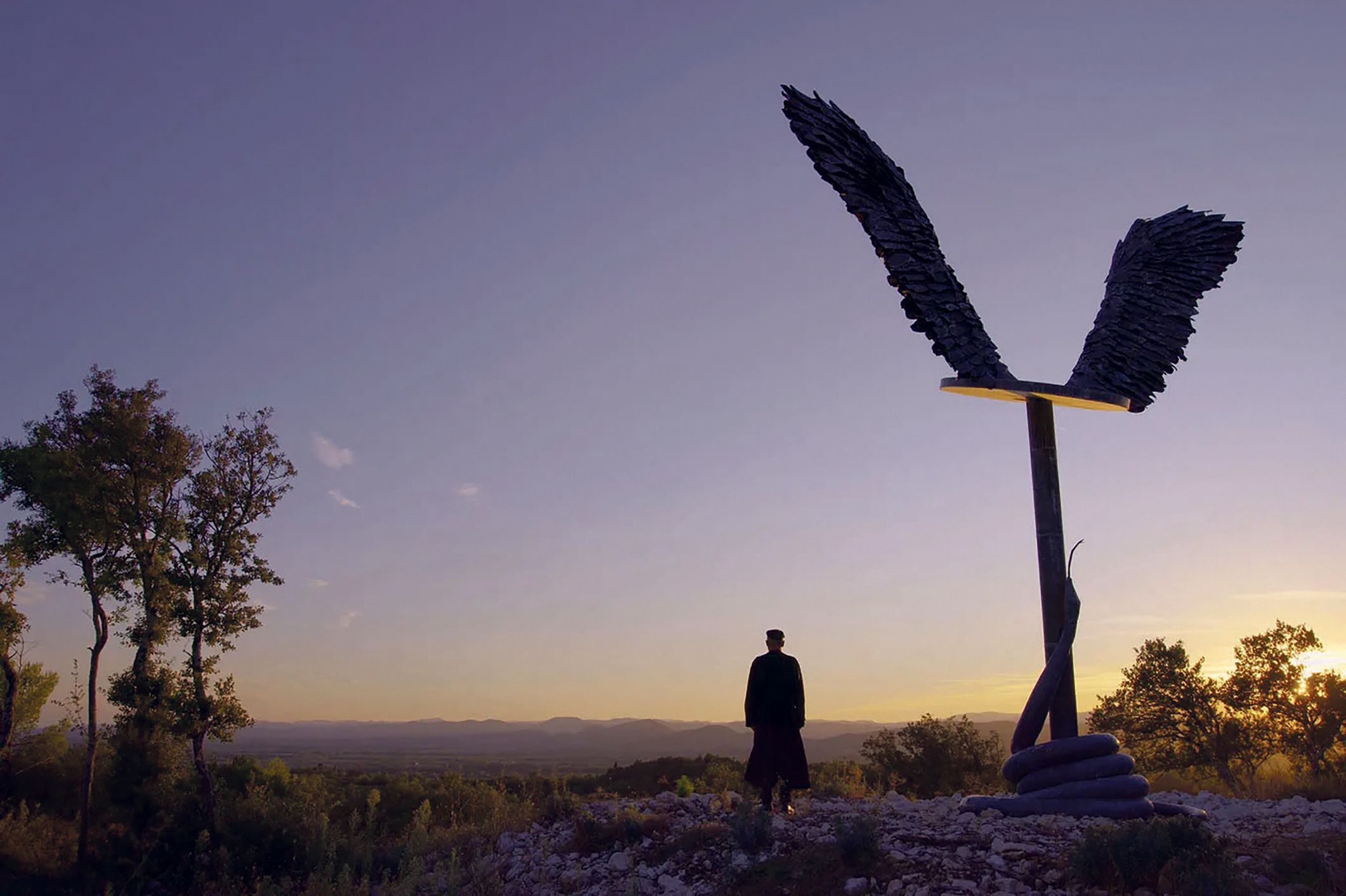 Wim Wenders’s film, Anselm, follows Kiefer at work, including at the Eschaton Foundation, the artist’s expansive new studio-estate in the south of France Courtesy of Sideshow and Janus Films