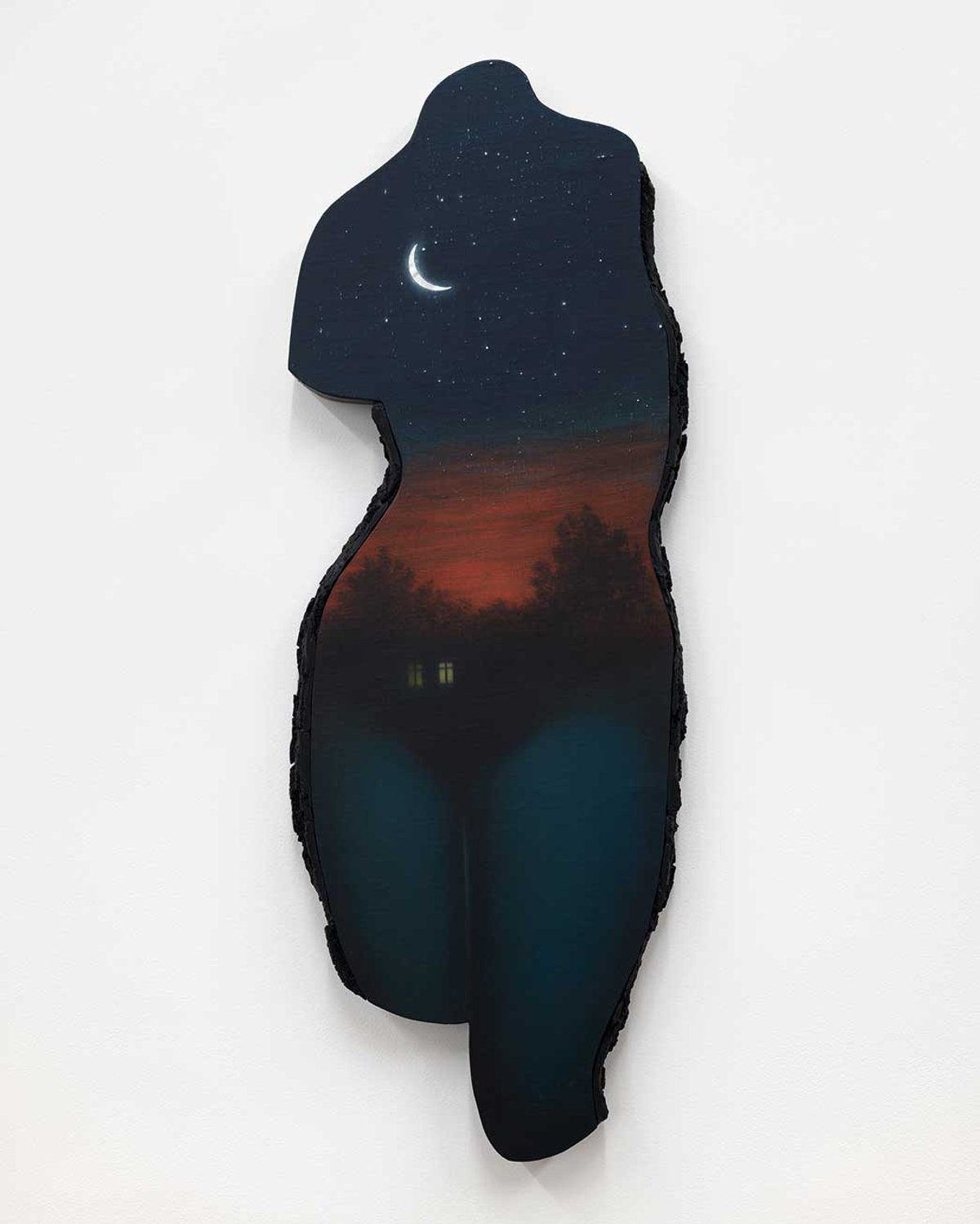 “Living things”: the Chicago-based Korean artist Dabin Ahn’s Torso (Nocturne) (2026, right)—one of his works currently on show at Document gallery Courtesy the artist and Document, Chicago and Lisbon