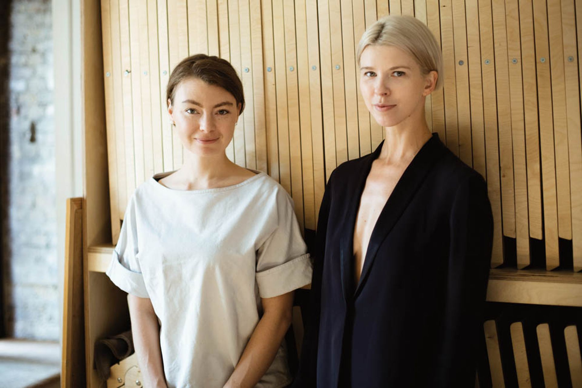 Lizaveta German and Maria Lanko, of the Kyiv-based gallery The Naked Room, are also the curators of the Ukraine pavilion at the Venice Biennale. They have left Kyiv— German to Lviv, Lanko to Italy—but two gallery employees remained to help evacuate some works