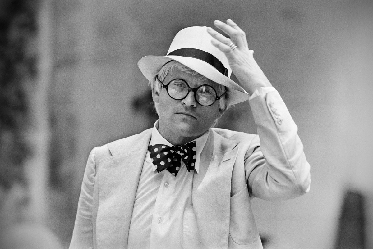 David Hockney photographed in Paris in 1979
Photo: Derek Hudson/Getty Images