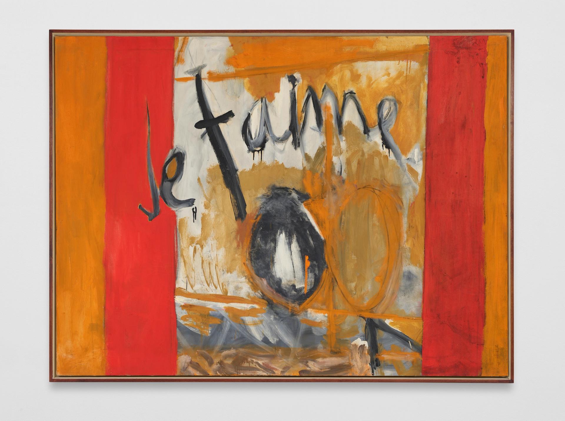 Pace gallery sold Robert Motherwell's Je t'aime No. II (1955) for $6.5m © Robert Motherwell, courtesy of Pace Gallery