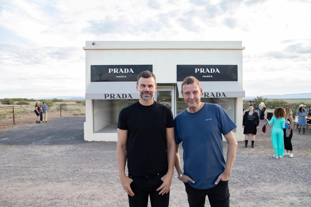 Elmgreen and Dragset on their first visit to Prada Marfa in 14 years 