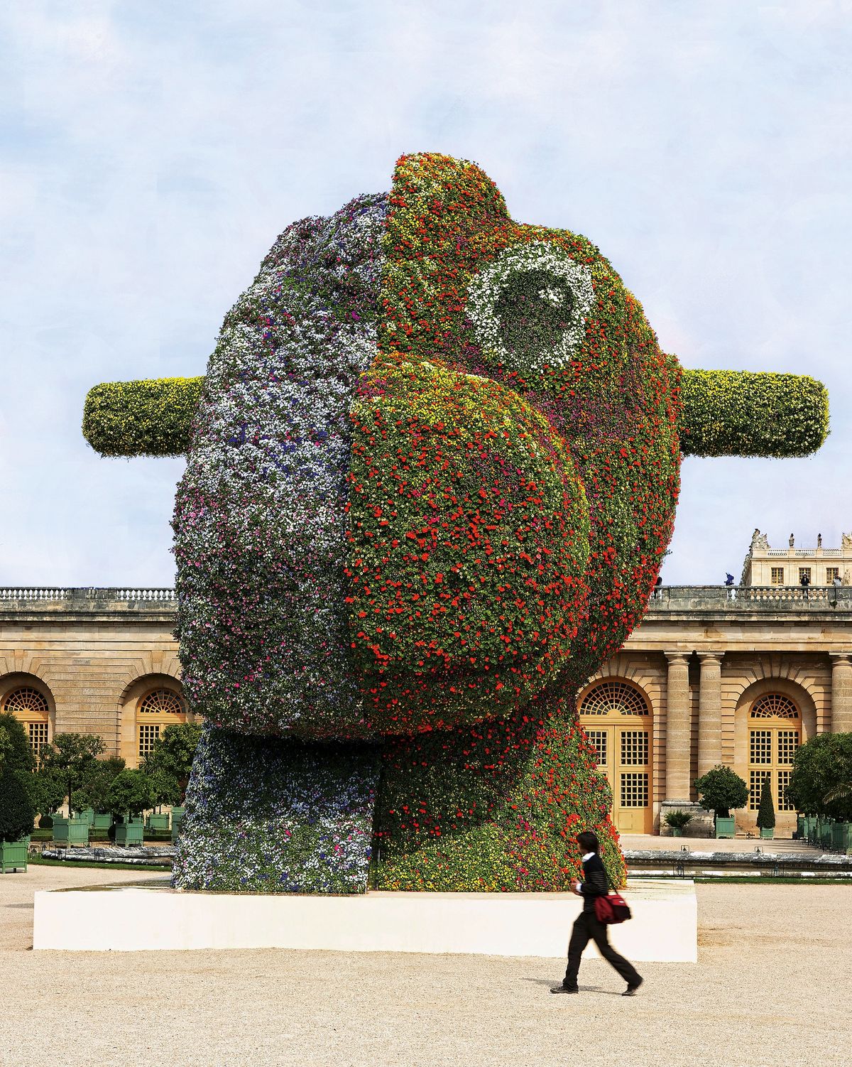 Jeff Koons, Split-Rocker (2000) installed at Versailles, Paris, in 2008 © Jeff Koons, photo by Laurent Lecat