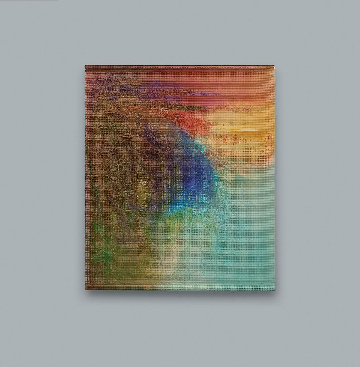 William Tillyer's Palmer Clouds Dropping The artist