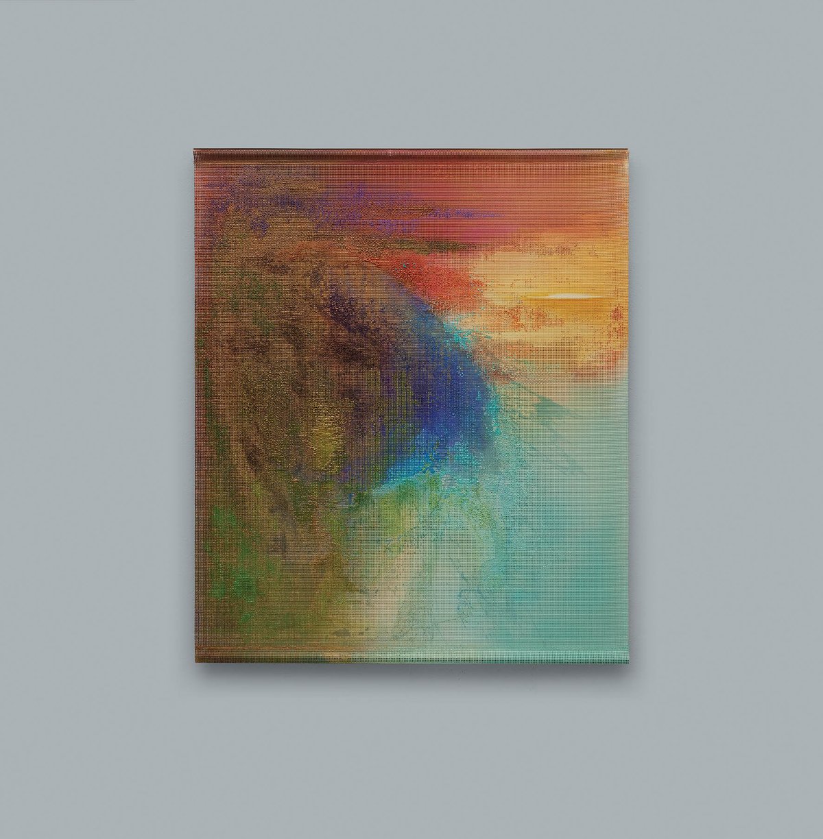 William Tillyer's Palmer Clouds Dropping The artist