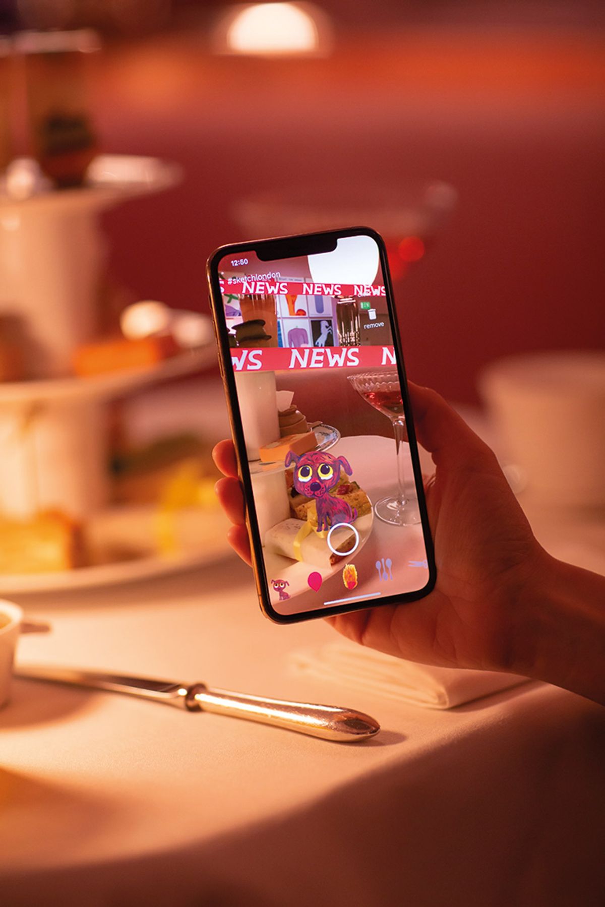 Sketch London's new augmented reality app Courtesy of Sketch London