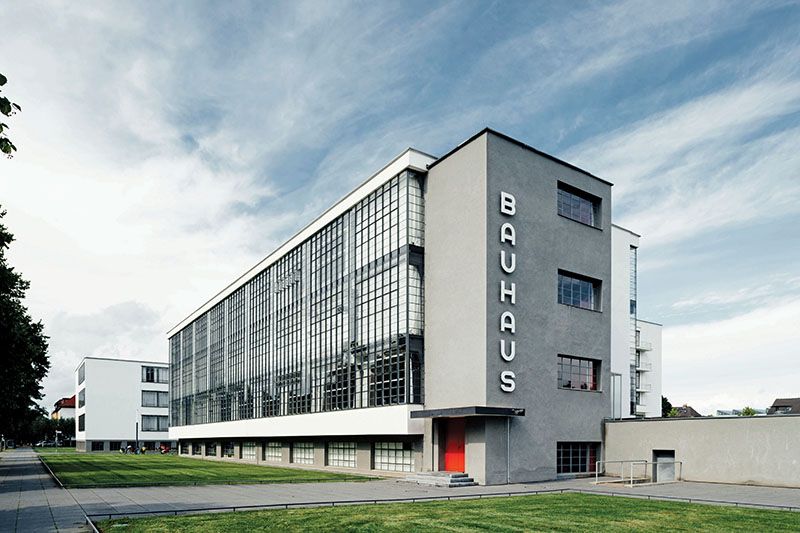 Walter Gropius’s original Bauhaus building in Dessau © Tillmann Franzen; tillmannfranzen.com; © VG Bild-Kunst