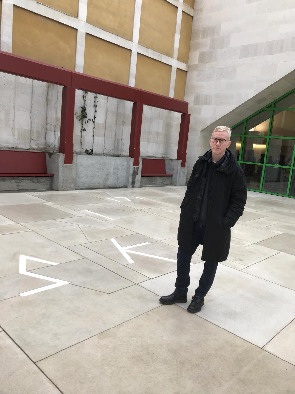 Martin Boyce at Tate Britain courtesy Gareth Harris