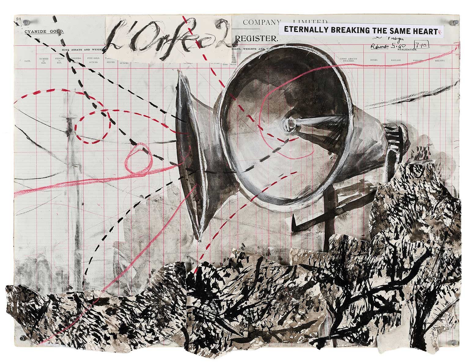 William Kentridge's New Kleinfontein megaphones (2024-25). Photo: Anthea Pokroy