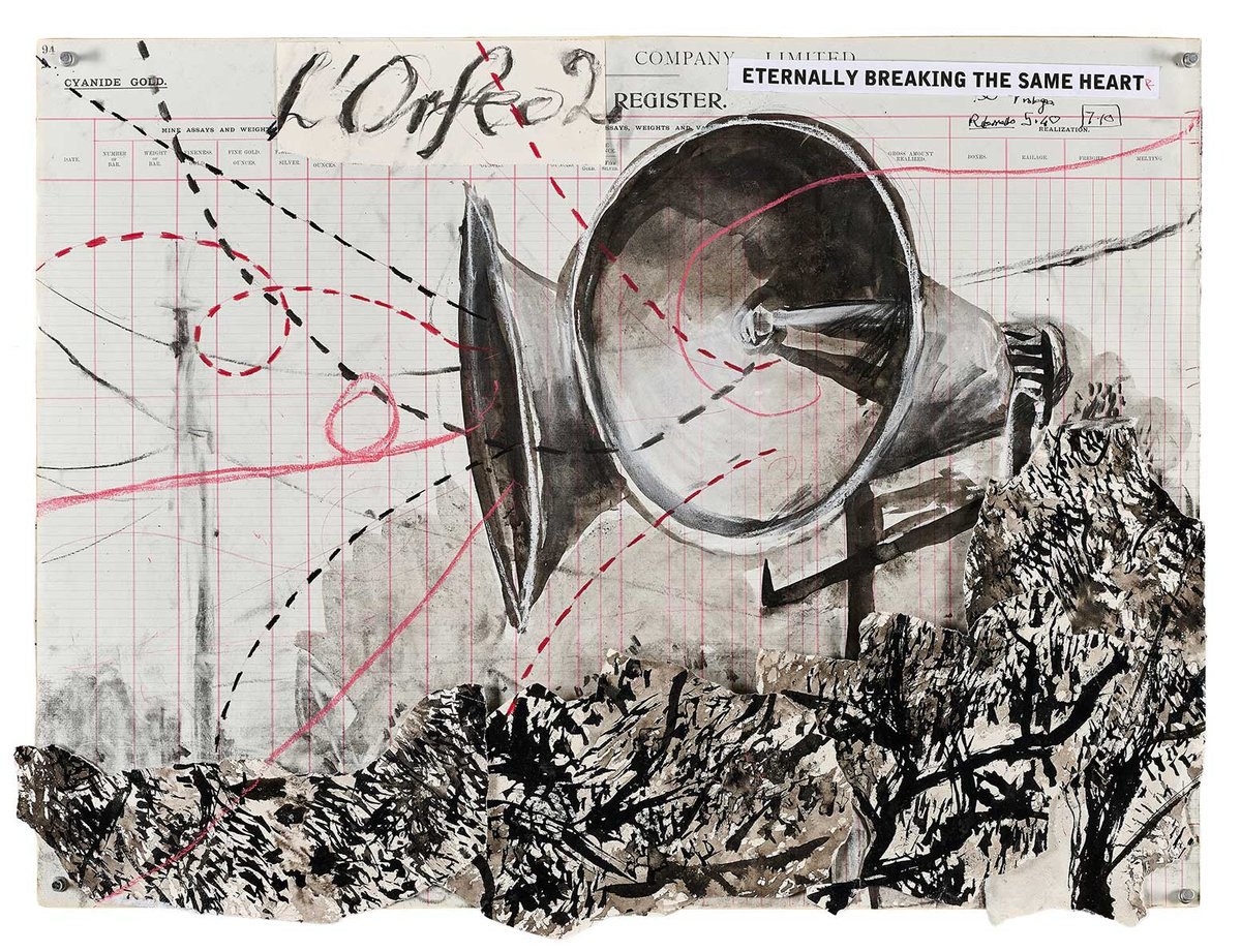 William Kentridge's New Kleinfontein megaphones (2024-25). Photo: Anthea Pokroy