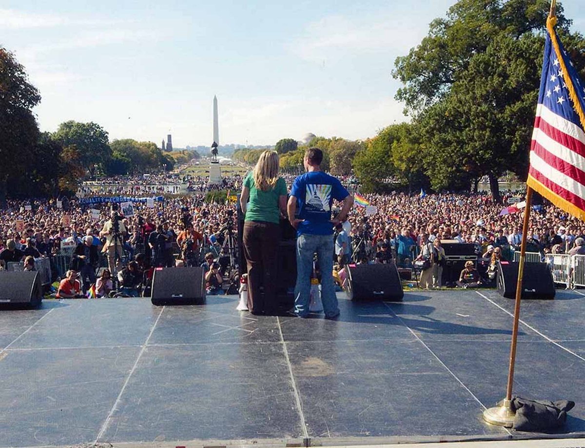 The 2013 March for Equality on the National Mall in Washington, DC Collections of the Smithsonian’s National Museum of American History, via Flickr