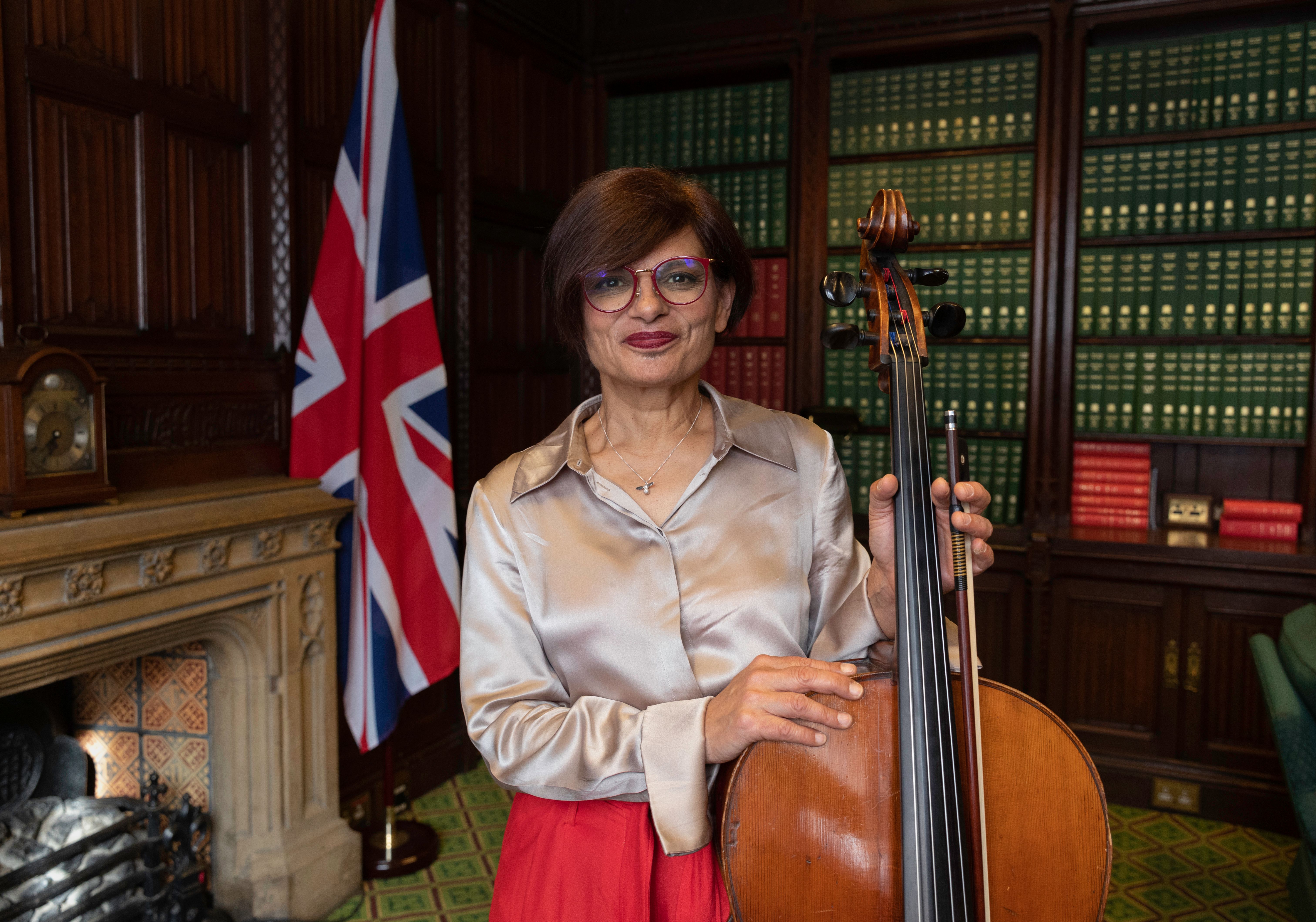 Thangam Debbonaire, shadow secretary of state for culture, media and sport, in her office in Westminster © David Owens, courtesy The Art Newspaper